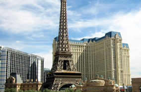 Get discount flights to hotel Paris in Las Vegas