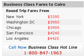 Business Class Fares to Cairo