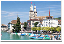 Grossmuenster in Zurich, Switzerland