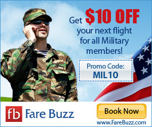 Fare Buzz Military Discount