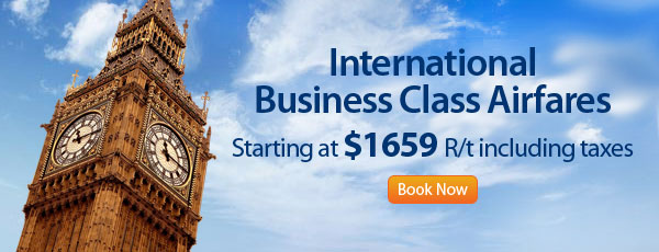 International Business Class Airfares