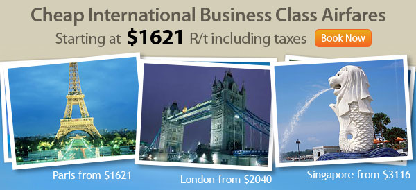 Cheap International Business Class Airfares