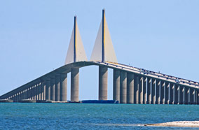 Get cheapest airfares to Sunshine Skyway Bridge in Tampa