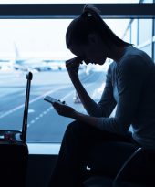 What do you do when your business trip gets delayed?