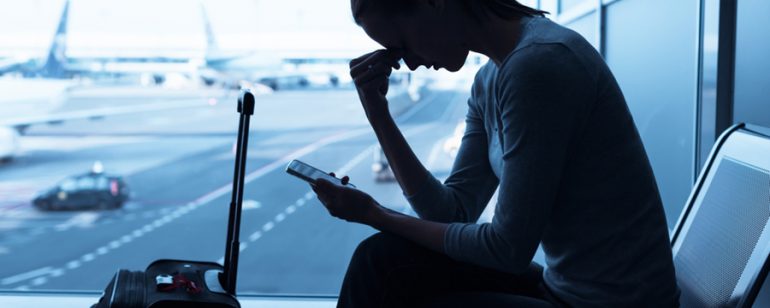 What do you do when your business trip gets delayed?