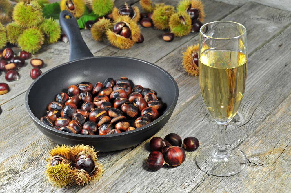 Hong Kong Food Roasted Chestnuts