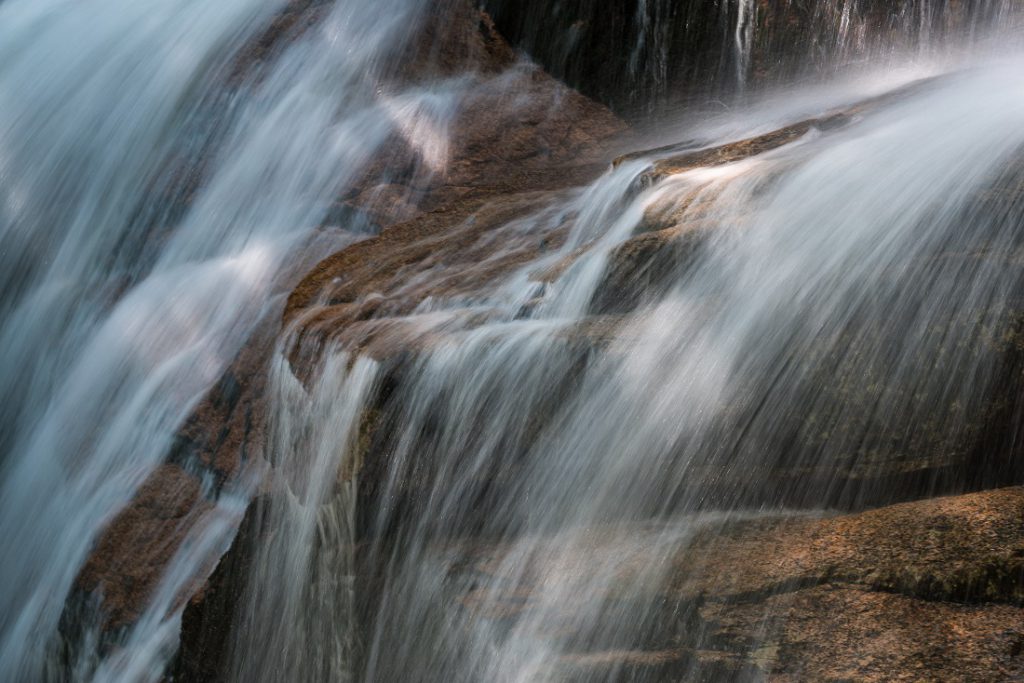 Flume Gorge in Franconia Notch State Park in New Hampshire, United States