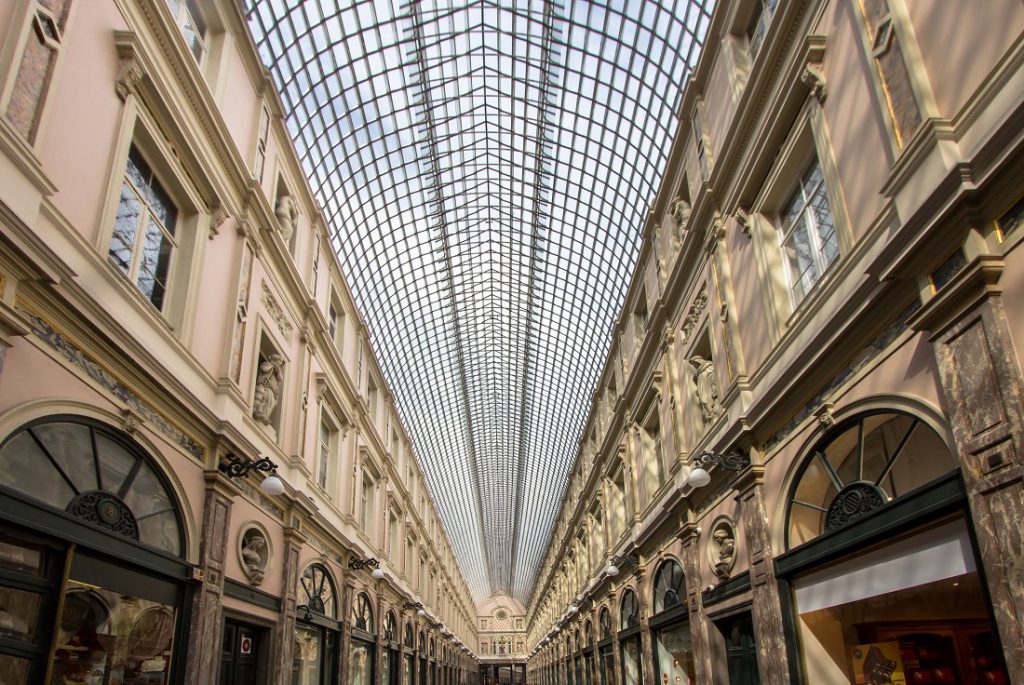 Galeries Royales Saint-Hubert in Brussels, Belgium