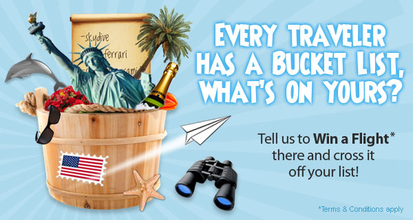 Every Traveler has a Bucket List, What's on yours?