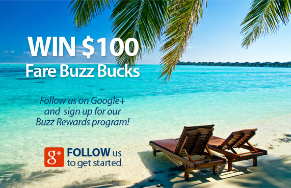 WIN $100 Fare Buzz Bucks